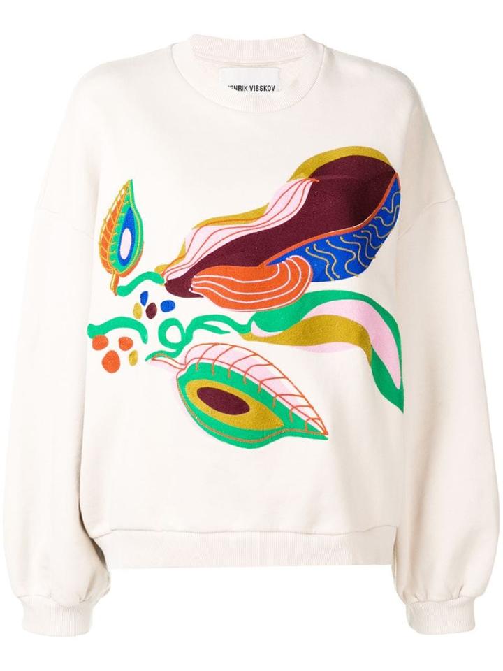Henrik Vibskov Blossom Feast Sweatshirt - Neutrals