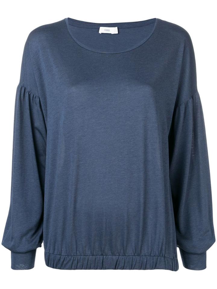 Closed Round Neck Sweater - Blue