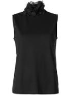 Lardini Flared Midi Dress - Black