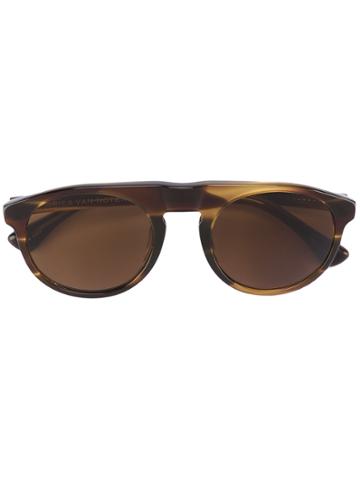 Linda Farrow Dries Van Noten By Linda Farrow Sunglasses - Brown