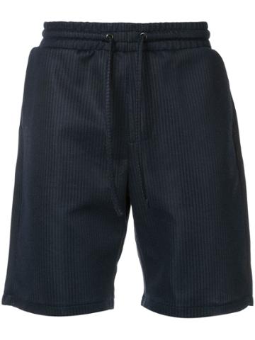 Geym Striped Bermuda Shorts - Blue