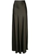 Rosetta Getty Full Maxi Skirt - Brown
