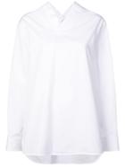Jil Sander V-neck Tunic Blouse - White