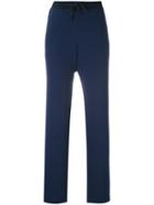 Ql2 - Muriel Trousers - Women - Polyester - 46, Women's, Blue, Polyester