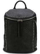 Lancaster Studded Zipped Backpack - Black