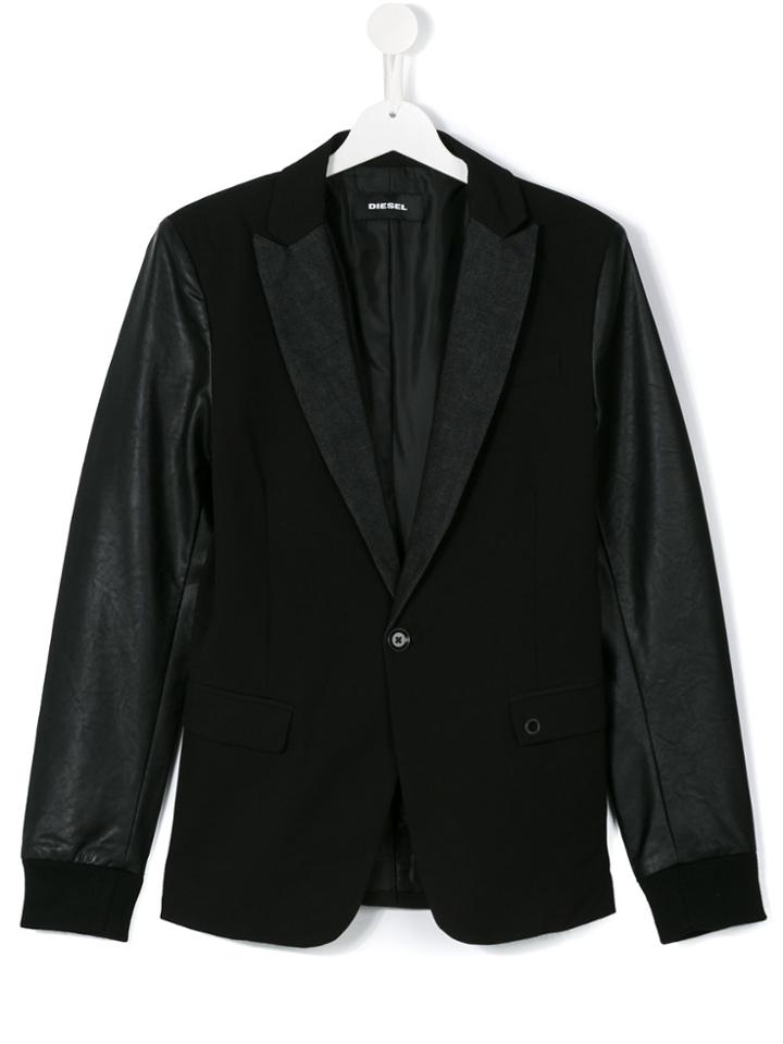 Diesel Kids Bomber Blazer Jacket - Black