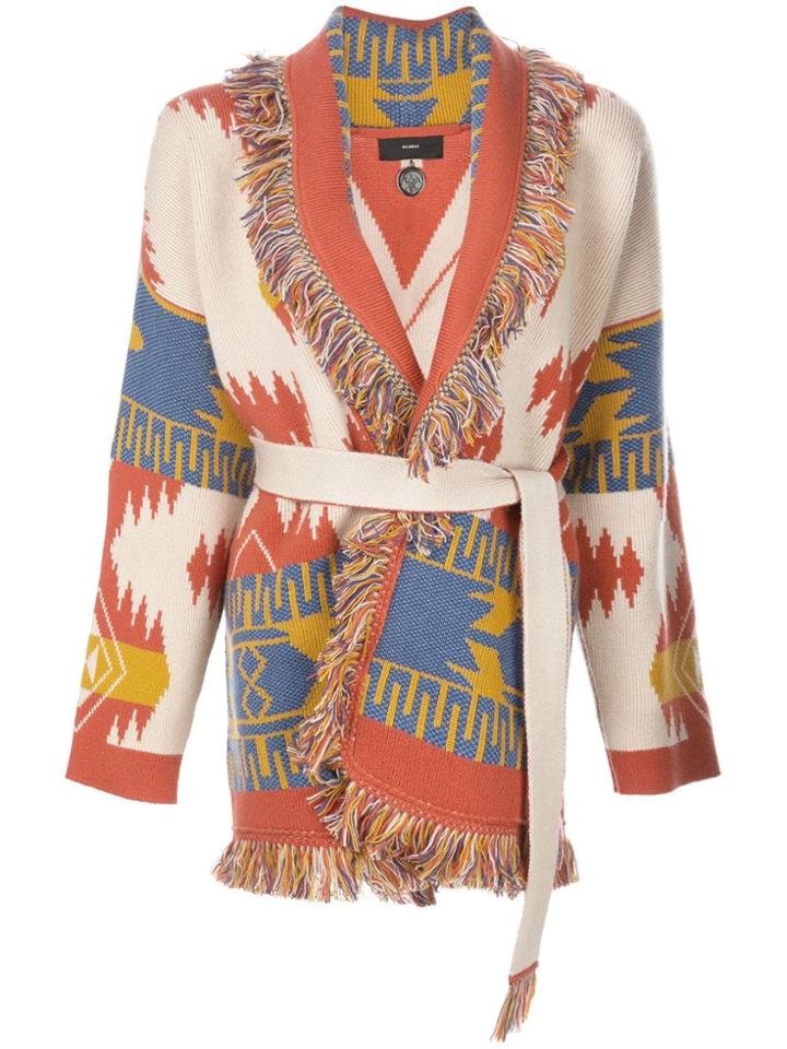Alanui Aztec Pattern Cardigan - Multicolour