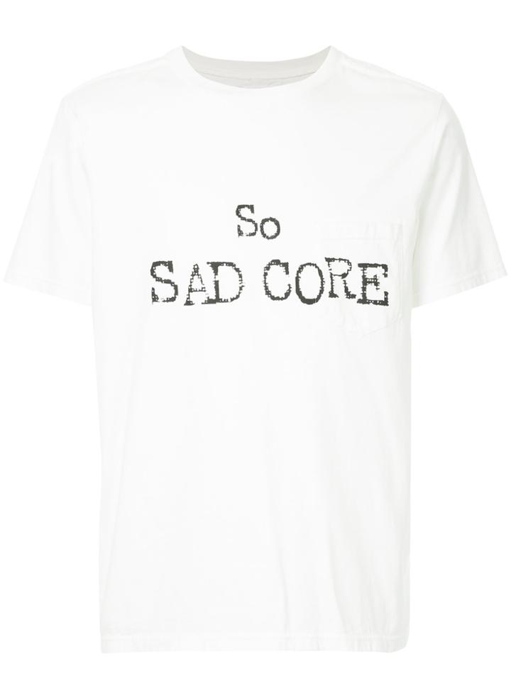 Takahiromiyashita The Soloist So Sad Core T-shirt - White