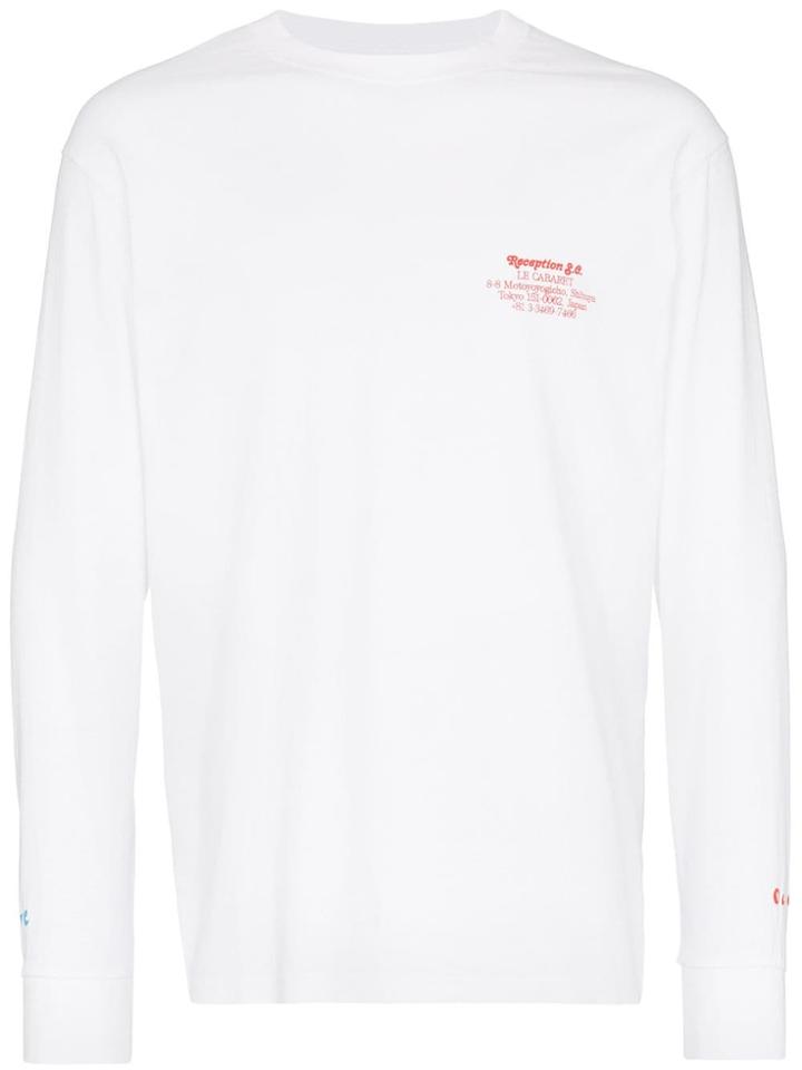 Reception Cabaret Tokyo T-shirt - White