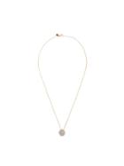 Selim Mouzannar 18kt Rose Gold Diamond Circle Necklace - Metallic