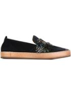 Henderson Baracco Feather Embellished Sneakers