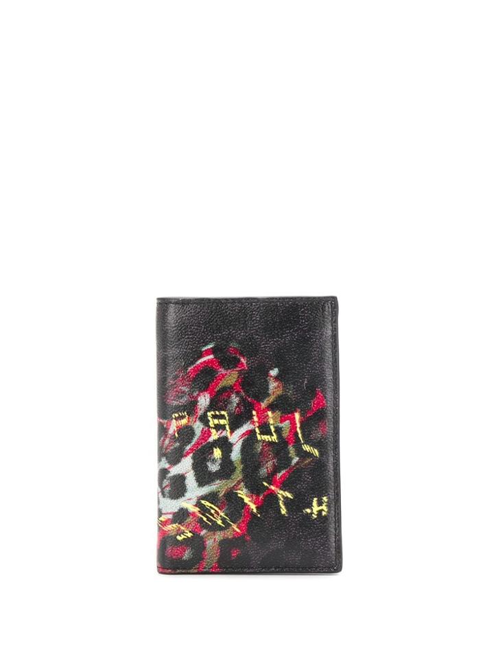 Paul Smith Logo Print Wallet - Black