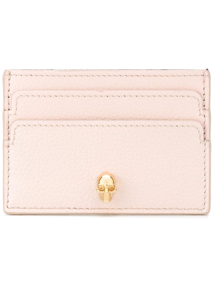 Alexander Mcqueen Skull Card Holder - Pink & Purple