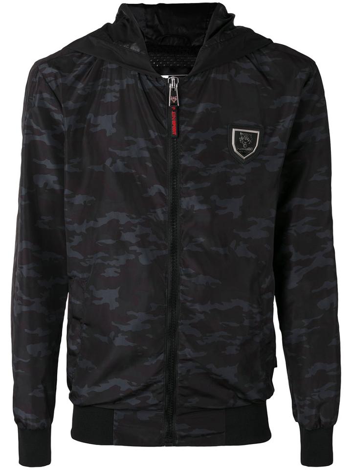 Barry Jacket - Men - Polyester/spandex/elastane - S, Black, Polyester/spandex/elastane, Plein Sport
