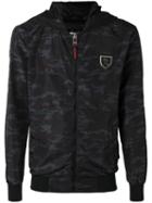 Barry Jacket - Men - Polyester/spandex/elastane - S, Black, Polyester/spandex/elastane, Plein Sport