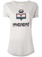 Isabel Marant Étoile Logo Print T-shirt, Women's, Size: Medium, Nude/neutrals, Linen/flax