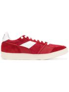 Ami Alexandre Mattiussi Panel Detailed Sneakers - Red