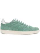 Ami Alexandre Mattiussi Thin Laced Low Trainers - Green