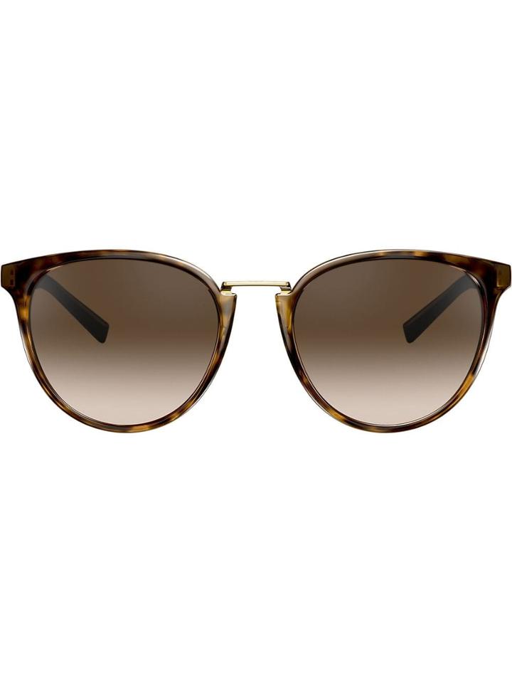 Versace Eyewear Round Frame Sunglasses - Brown
