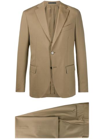 Bagnoli Sartoria Napoli Fitted Suit - Neutrals