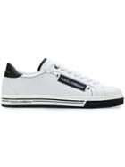 Dolce & Gabbana Branded Side Classic Trainers - White