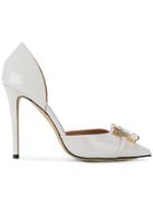 Marco De Vincenzo Embellished Pumps - White
