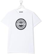 Balmain Kids Teen Logo Print T-shirt - White