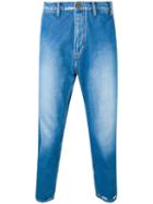 Jil Sander Cropped Jeans, Men's, Size: Medium, Blue, Cotton