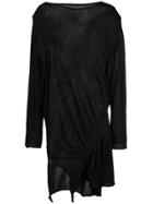 Yohji Yamamoto Elastic Gathered Top - Black