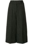 Holland & Holland Cropped Flared Trousers - Green