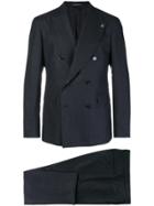 Tagliatore Double Breasted Suit - Blue