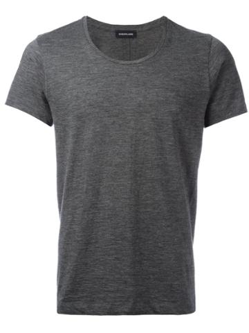 Exemplaire Plain T-shirt, Men's, Size: Xxl, Grey, Cashmere