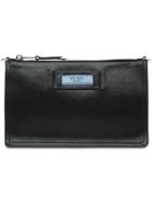 Prada Leather Cosmetic Pouch - Black
