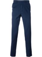 Boss Hugo Boss Tailored Trousers, Men's, Size: 48, Blue, Cotton/spandex/elastane