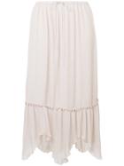 See By Chloé Pleated Midi-skirt - Nude & Neutrals