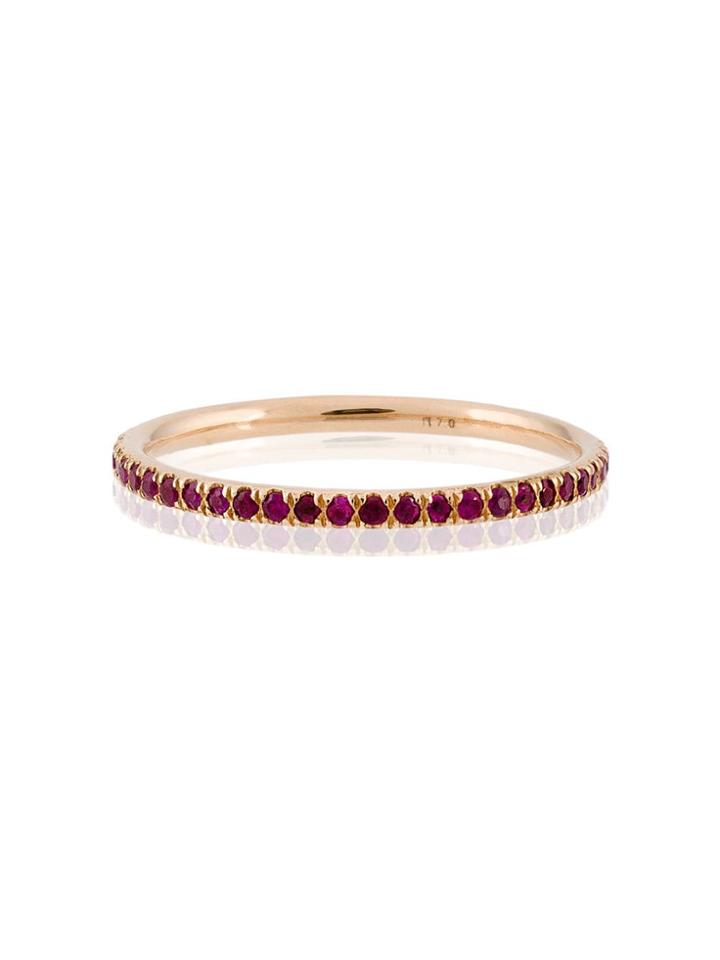 Ileana Makri Thread Band Ring - Metallic