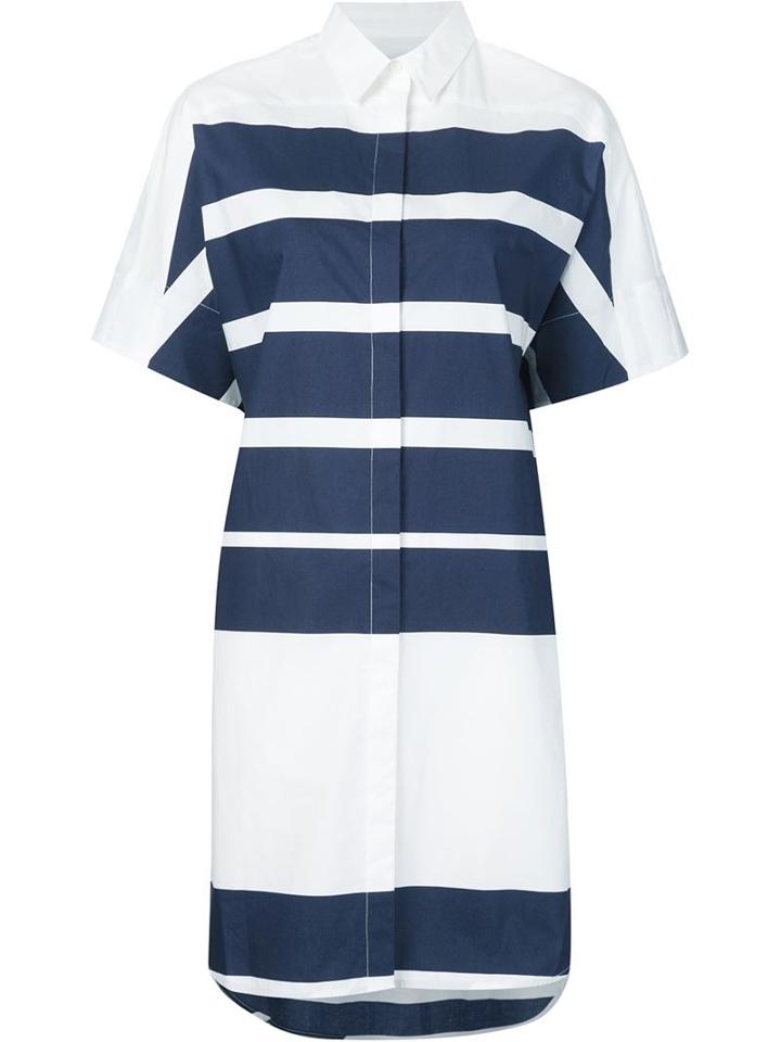 Derek Lam 10 Crosby Striped Shirt Dress