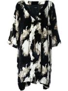 Marcelo Burlon County Of Milan Bleached Print Velvet Dress