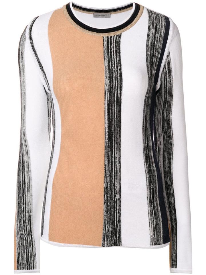 Sportmax Striped Sweater - Nude & Neutrals