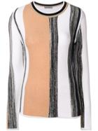 Sportmax Striped Sweater - Nude & Neutrals