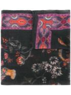 Etro Blurred Floral Print Scarf - Multicolour