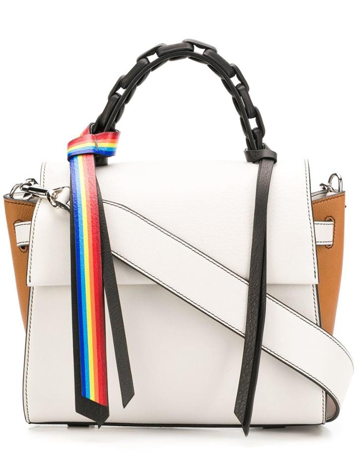 Elena Ghisellini Flap Box Tote - White