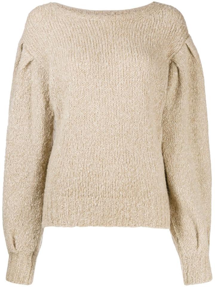Isabel Marant Étoile Puff Sleeve Jumper - Neutrals