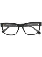 Versace Eyewear Rectangular Frame Glasses - Black