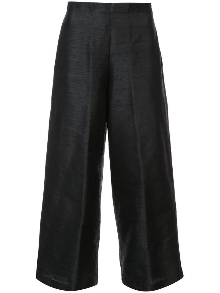 Vivetta - Wide Trousers - Women - Silk - 42, Black, Silk