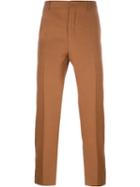 Lanvin Tailored Trousers, Men's, Size: 50, Brown, Viscose/silk/wool