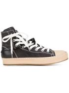 Miharayasuhiro Twisted Hi-top Lace-up Sneakers