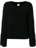 Pinko Slit Cuff Sweater - Black
