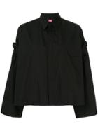 Y's Removable Sleeve Shirt - Black