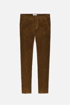 Ami Alexandre Mattiussi Corduroy Trousers, Men's, Size: Small, Brown, Cotton